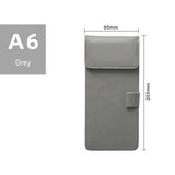 Magnetic Type PU Leather Clipboard A4 Paper Holder Office Writing Pad Restaurant Menu Paper Tablet A5 A6 Notepad Holder