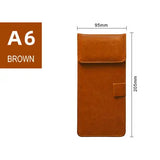 Magnetic Type PU Leather Clipboard A4 Paper Holder Office Writing Pad Restaurant Menu Paper Tablet A5 A6 Notepad Holder