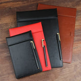 Magnetic Type PU Leather Clipboard A4 Paper Holder Office Writing Pad Restaurant Menu Paper Tablet A5 A6 Notepad Holder