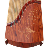 Mahogany inlaid guzheng musical instrument, beginner factory direct sales, portable entry-level musical instrument