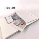Makaron pontilhado Hardcover Notebook, 160 páginas, 100gsm, Papel branco marfim grosso, Revista com ou forrado para escrever, cores A5