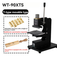 Manual Heat Press Machine, Cartão e papel de PVC, Hot Foil Stamping, DIY Leather Craft, Stamp Embossing Tool