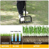 Manual Lawn Aerator Standing Garden Soil Intake Tool Practical Ground Loosening Agricultural Tool For Most Grass And Soil