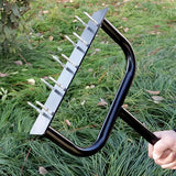 Manual Lawn Aerator Standing Garden Soil Intake Tool Practical Ground Loosening Agricultural Tool For Most Grass And Soil