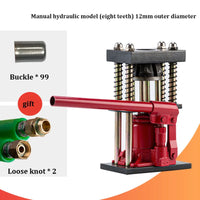 Manual Mangueira Imprensa Hidráulica Tubo Pulverizador, Alta Pressão Mangueira Joint, Holding Machine, Agrícola