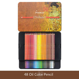 Marco Tribute Master 48/72/100/120/150 Colored Pencils Professional Artist Oil Pencil Fine Art Drawing Gift Box Colour Pencils