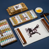 Marie's Chinese Painting Pigment Color Tubes Watercolor Sets 5/12ML 12/24/36 Colors for Students, Beginners and Painting