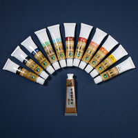 Marie's Chinese Painting Pigment Color Tubes Watercolor Sets 5/12ML 12/24/36 Colors for Students, Beginners and Painting