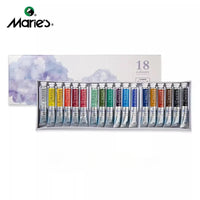 Marie's Pintura Aquarela Profissional, Artista Grau, Arte Suprimentos, 12, 18, Conjunto de 24 Cores, Tubo 9ml