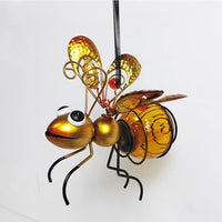 Metal Ants Garden Decoration Fence Lawn Bedroom Living Room Hanging Wall Decoration 3D Sculpture Ants Art Decoration Ornament