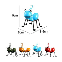 Metal Ants Garden Decoration Fence Lawn Bedroom Living Room Hanging Wall Decoration 3D Sculpture Ants Art Decoration Ornament