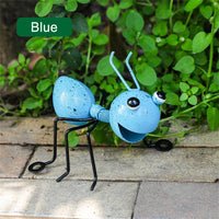 Metal Ants Garden Decoration Fence Lawn Bedroom Living Room Hanging Wall Decoration 3D Sculpture Ants Art Decoration Ornament