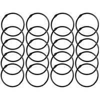 Circle Hooks 30pcs Curtain Ring Clip Openable Curtain Rings Heavy Duty  Drapery Curtain Hanger Ring Decorative Drapery Clip for Home Kitchen  Bathroom Curtain Rod Hooks 