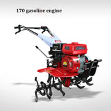 Micro-Tiller Cultivador Rotary Tiller, Escarificador de Gasolina Agrícola, Solte o Solo, Vala Aberta, Arado Micro-tillator