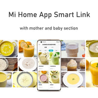 Mijia Xiaomi Food Processor Household Soymilk Juicer Automatic Cleaning 4L Water Tank Intelligent Selfcleaning Both Hot And Cold