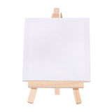 AOOKMIYA Mini Canvas & Mini Easel Set Painting Craft Drawing Set DIY Mini Canvases & Mini Easels Painting Drawing Art Craft Easels Kit