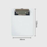 Mini Clipboard A7 Writing Pad PP Plastic Clip Board A7 Paper Board With Clip