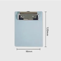 Mini Clipboard A7 Writing Pad PP Plastic Clip Board A7 Paper Board With Clip