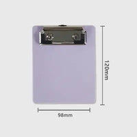 Mini Clipboard A7 Writing Pad PP Plastic Clip Board A7 Paper Board With Clip