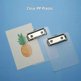 Mini Clipboard A7 Writing Pad PP Plastic Clip Board A7 Paper Board With Clip