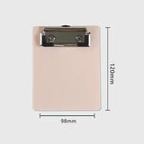 Mini Clipboard A7 Writing Pad PP Plastic Clip Board A7 Paper Board With Clip