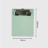 Mini Clipboard A7 Writing Pad PP Plastic Clip Board A7 Paper Board With Clip