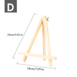 AOOKMIYA Mini Easel Frame Wood Tripod Multiple Sizes Meeting Wedding Table Number Name Card Stand Display Kids Painting Home Decor HB-026