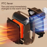 Mini Heater for Home 800W Bathroom Small Heating Fans Wall Mounted PTC Ceramic Electric Heater Hot Air Blower Remote Control