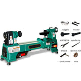 Mini máquina do grânulo do Woodworking, DIY Woodworking Torno, Woodtorneamento, 10 Polegada, 750W