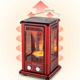 Modern Creative Chimeneas Heater Outdoor Bonfire Fireplace Multi-function Hot Pot Barbecue Brazier Home Office Electric Heater H