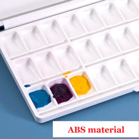 AOOKMIYA Moisturizing Leak-proof 18 Grid Palette Professional Watercolor Gouache Acrylic Oil Paint Palette 16 Lattice