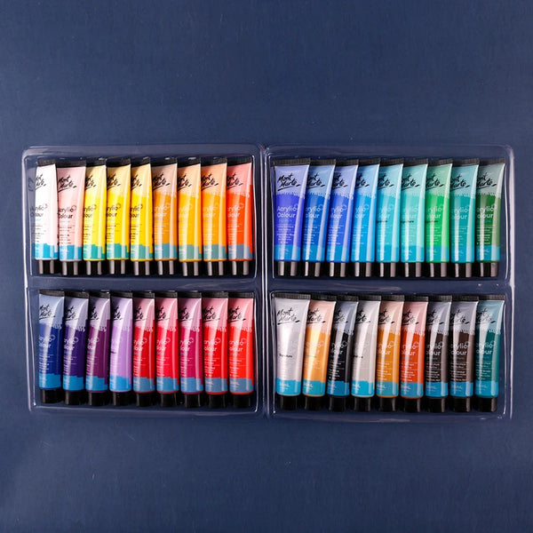 Professional Acrylic Paints Art Set 12/18/24/36 Colors 12ml Tubes Artist  Drawing Painting Pigment Hand Painted Wall Paint DIY