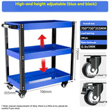 Multi-Function Mobile Tool Carrinhos, Caixa de Ferramentas do carro, Gabinete Organizador, Suporte, Garagem Workbench, Racks, Acessórios, 3-Layer