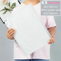 Multi Pocket A3 Folder Paper Organizer Booklet Transparent PVC Bag Display Book For A3 Paper