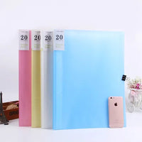 Multi Pocket A3 Folder Paper Organizer Booklet Transparent PVC Bag Display Book For A3 Paper