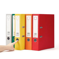 Multicolor Large Ring Binder, A4 Lever Arch File Folder para documentos, Organizador de anéis A4, Material de escritório