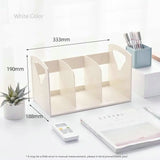 Multifuncional Color Plastic Book Stand Holder, Study Desk Organizer, Book Stopper Drawer, Frete Grátis