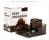 Multifuncional Office Desk Organizer, Pen Holder, Papelaria Acessórios, estacionária, Frete Grátis