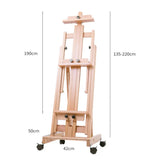 AOOKMIYA Multifunctional Easel Foldable Caballete De Pintura Oil Paint Cajoneras De Madera Artist Wood Easel for Painting Art Supplies