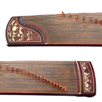 NAOMI Paulownia Wood Soundboard +Rosy Sandalwood Guzheng 21 Strings Standard Chinese Zither Harp Koto With Full Accessories