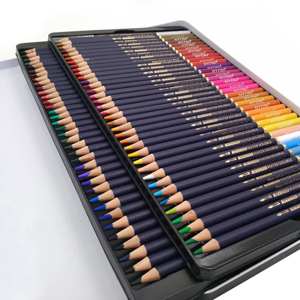 72 Watercolor Pencil in Tin Box Water-Soluble Drawing Color Pencil - China  Colour Pencil, Color Pencil