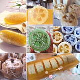 Natural Loofah Sponge for Handmade Soap Making, Tools Kits, Mould Mold, Round, Rectangle, Creative, Useful, DIY, 3Pcs