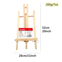 AOOKMIYA Natural Wood Easel Frame Tripod Display Meeting Wedding Table Name Card Stand Display Holder Children Painting Craft