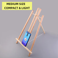 AOOKMIYA Natural Wood Easel Frame Tripod Display Meeting Wedding Table Name Card Stand Display Holder Children Painting Craft