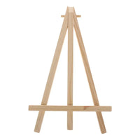 AOOKMIYA Natural Wood Mini Easel Frame Tripod Display Meeting Wedding Table Number Name Card Stand Display