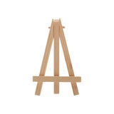 AOOKMIYA Natural Wood Mini Easel Frame Tripod Display Meeting Wedding Table Number Name Card Stand Display