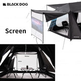 Naturehike BLACKDOG Camping Tent Automatic One-touch Dome Cabin Tent Outdoor Travel W/ Projection Screen Waterproof 5-8 Person