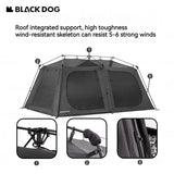 Naturehike BLACKDOG Camping Tent Automatic One-touch Dome Cabin Tent Outdoor Travel W/ Projection Screen Waterproof 5-8 Person