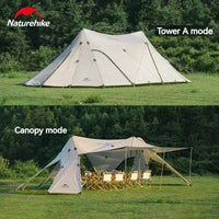 Naturehike Cloud Desk Outdoor Camping Awning Canopy Tent 60㎡ Large Space 150D Waterproof PU3000 Party Picnic A Tower Sun Shelter