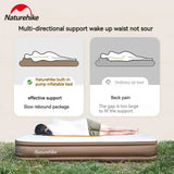 AOOKMIYA Naturehike Self-inflating Sleeping Mats Camping Air Mat 200x150 Air Bed Outdoor 2 Persons Inflatable Mattress with Electric Pump